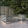 5 Piece Garden Lounge Set Solid Pinewood