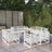 8 Piece Garden Lounge Set Solid Pinewood