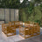 8 Piece Garden Lounge Set Solid Pinewood