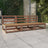 Garden 3-Seater Sofa Solid Pinewood