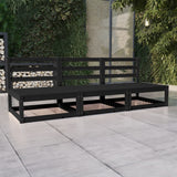Garden 3-Seater Sofa Solid Pinewood