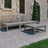 4 Piece Garden Lounge Set Solid Wood Pine