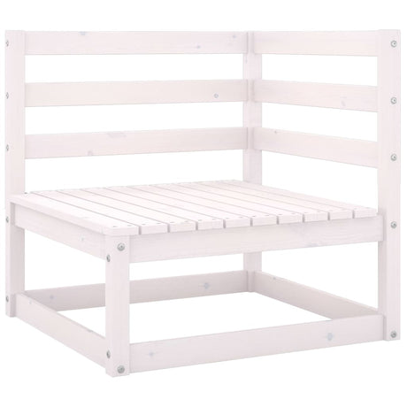 Garden 3-Seater Sofa Solid Pinewood