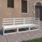 Garden 3-Seater Sofa Solid Pinewood