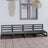 Garden 4-Seater Sofa Solid Pinewood