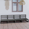 Garden 4-Seater Sofa Solid Pinewood