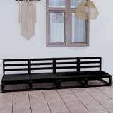 Garden 4-Seater Sofa Solid Pinewood