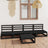 5 Piece Garden Lounge Set Solid Wood Pine