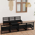 8 Piece Garden Lounge Set Solid Pinewood