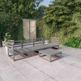 5 Piece Garden Lounge Set Solid Wood Pine