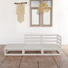 3 Piece Garden Lounge Set Solid Pinewood