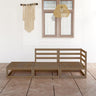 3 Piece Garden Lounge Set Solid Pinewood