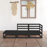 3 Piece Garden Lounge Set Solid Pinewood