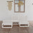 5 Piece Garden Lounge Set Solid Wood Pine