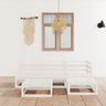 5 Piece Garden Lounge Set Solid Wood Pine