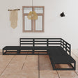 7 Piece Garden Lounge Set Solid Wood Pine