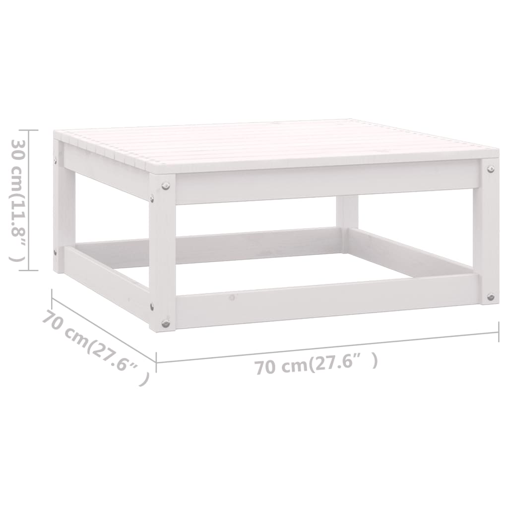 5 Piece Garden Lounge Set Solid Wood Pine