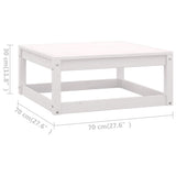 5 Piece Garden Lounge Set Solid Wood Pine