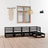 5 Piece Garden Lounge Set Solid Wood Pine