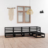 5 Piece Garden Lounge Set Solid Wood Pine