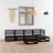 6 Piece Garden Lounge Set Solid Wood Pine