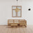 5 Piece Garden Lounge Set Solid Wood Pine