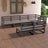 7 Piece Garden Lounge Set Solid Pinewood