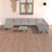8 Piece Garden Lounge Set Solid Pinewood
