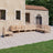 8 Piece Garden Lounge Set Solid Pinewood