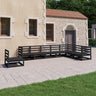 8 Piece Garden Lounge Set Solid Pinewood