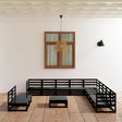12 Piece Garden Lounge Set Solid Pinewood