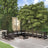 11 Piece Garden Lounge Set Solid Pinewood
