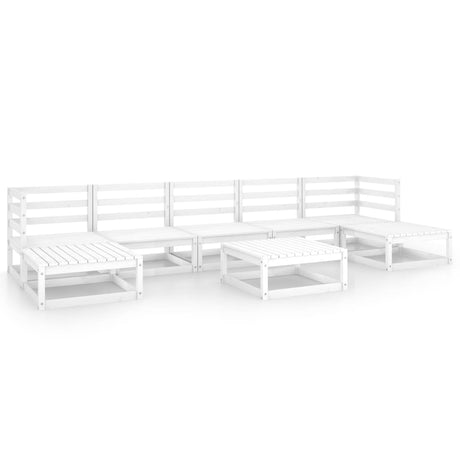 8 Piece Garden Lounge Set Solid Wood Pine