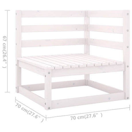 8 Piece Garden Lounge Set Solid Wood Pine