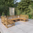 6 Piece Garden Lounge Set Solid Wood Pine