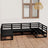 6 Piece Garden Lounge Set Solid Wood Pine