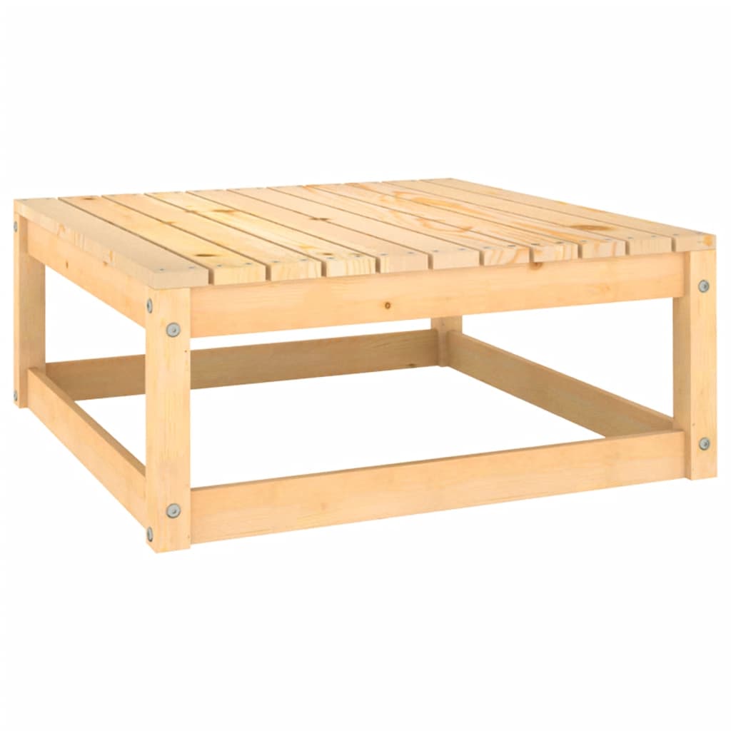 7 Piece Garden Lounge Set Solid Wood Pine