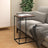 Side Table White Engineered Wood