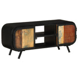 Tv Cabinet 110X30X45 Cm Solid Reclaimed Wood