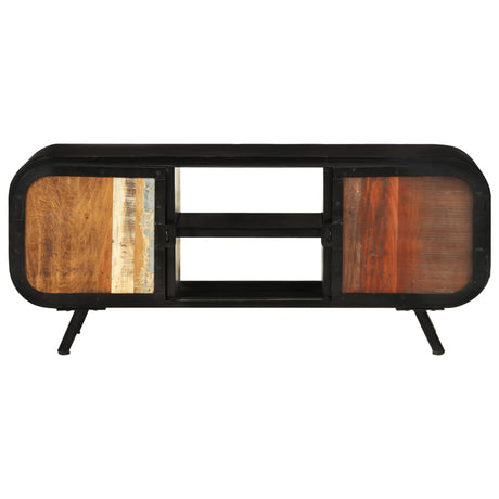 Tv Cabinet 110X30X45 Cm Solid Reclaimed Wood