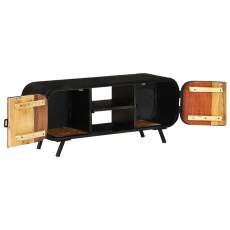 Tv Cabinet 110X30X45 Cm Solid Reclaimed Wood