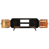 Tv Cabinet 110X30X45 Cm Solid Reclaimed Wood