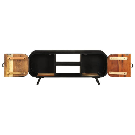 Tv Cabinet 110X30X45 Cm Solid Reclaimed Wood