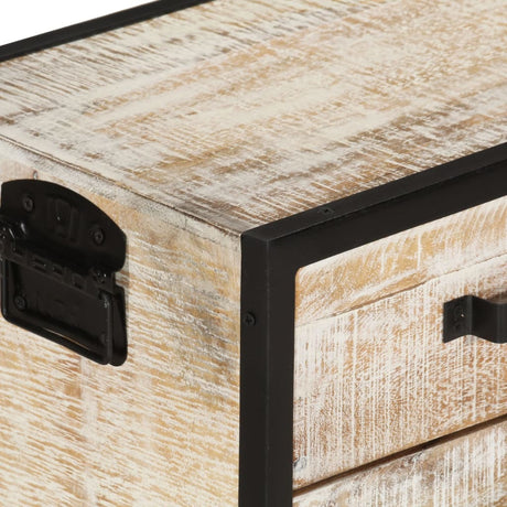 Tv Cabinet 110X30X Solid Acacia Wood