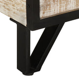 Tv Cabinet 110X30X Solid Acacia Wood