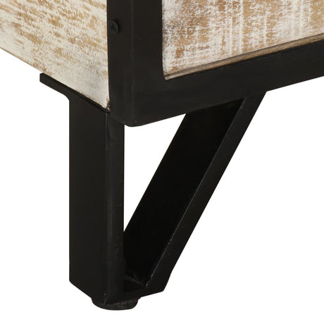 Tv Cabinet 110X30X Solid Acacia Wood