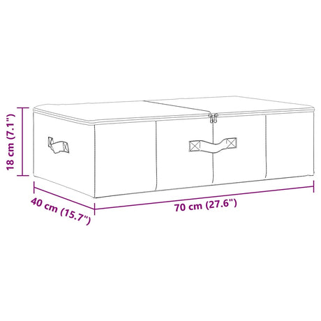 Storage Box Fabric 70X40X18 Cm