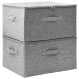 Storage Boxes 2 Pcs Fabric 43X34X23 Cm
