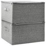 Storage Boxes 2 Pcs Fabric 43X34X23 Cm