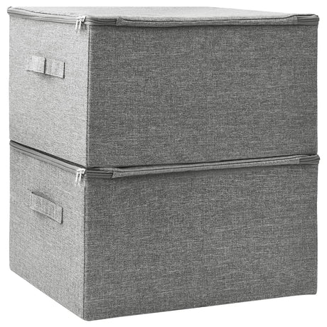 Storage Boxes 2 Pcs Fabric 43X34X23 Cm